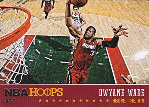 DWYANE WADE 2013 2014 HOOPS מעל השפה קשה מאוד למצוא קמעונאות רק גיליון NBA Series Series Wint Card 5