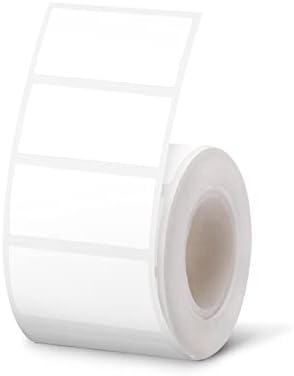 מסיר תווית לבנה ריקה קלטת 1.18 איקס 0.59, נייר מדבקת מדפסת עם דבק עצמי ליצרן תוויות 26/23/30, 1 רול