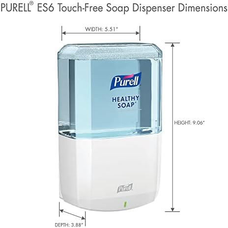 אס6 מתקן סבון ידיים ללא מגע