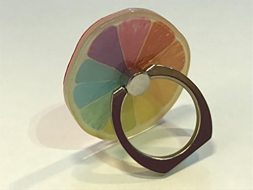 טאולופ קשת צבעונית בצורת אשכולית טבעת טלפון חכם 360 מעלות סובב בחופשיות טבעת / מעמד בעיטה / אחיזה בטוחה ובטוחה