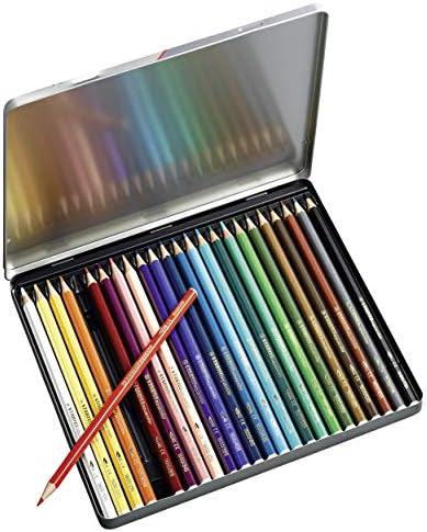 עיפרון צביעה אקוורבל-סטבילואקואקולור-פח של 24-צבעים שונים