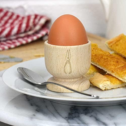אזידה ' צבת ' כוס ביצה מעץ