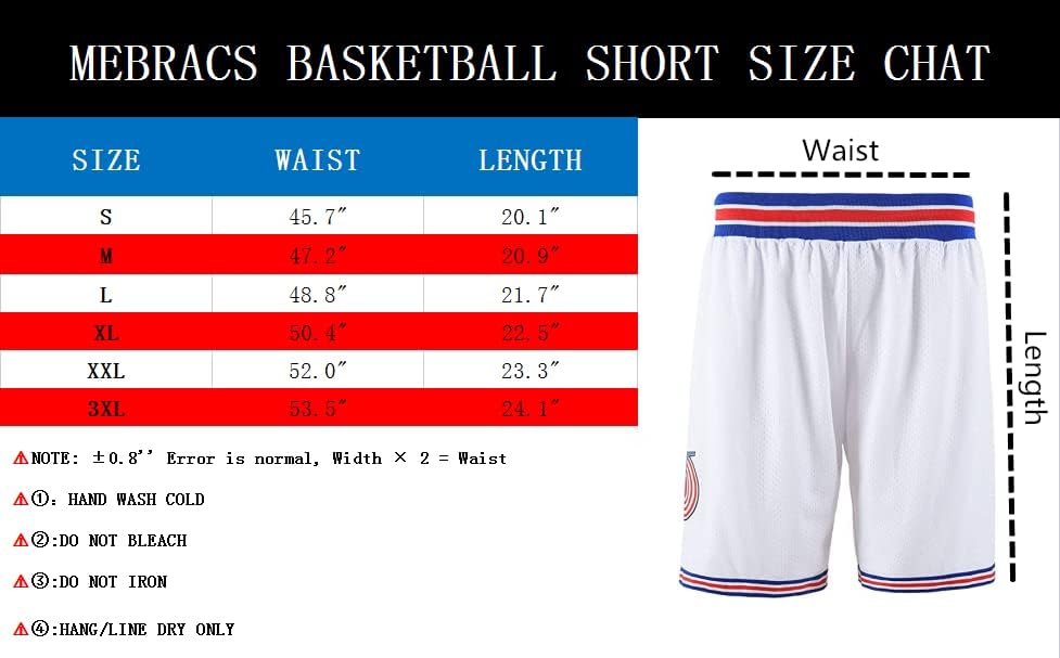 מכנסי כדורסל לגברים של מברק עם כיסים מכנסי ספורט היפ הופ משנות ה -90