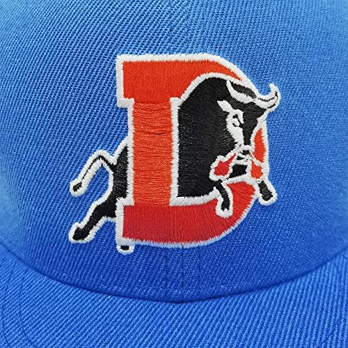 דורהאם שור בייסבול כובע לגברים מתכוונן ישר ברים כובע עבור חיצוני ספורט יוניסקס סנפבק כובעי רקום כחול