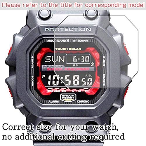 סרט מגן מסך Puccy 3 Pack, תואם ל- Casio G-Shock GBX100-1 GBX-100 סדרת TPU Guard for Smart Watch Smartwatch （לא