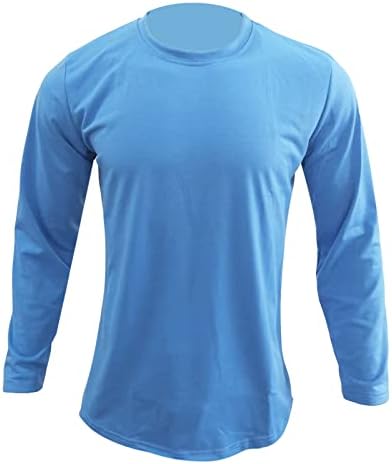 Jeke-DG Savenshirts חולצת שרוול ארוך חולצת טריקו רופפת בגדי אימון סיבוב ספורט ספורט צמרות ספורט מהיר