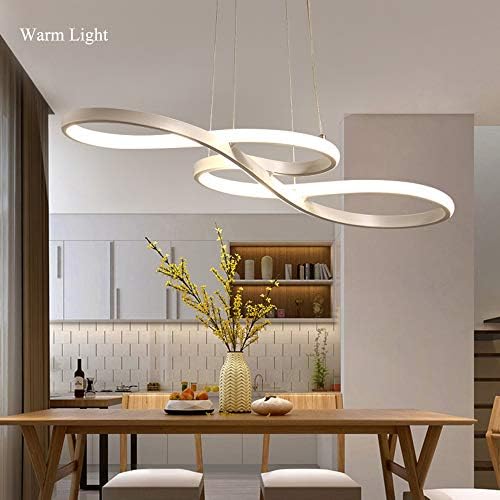 מודרני תליון תאורה לבן הוביל תליון אור עכשווי סלון אוכל חדר מטבח אי ניתן לעמעום נברשת עמעום תקרת