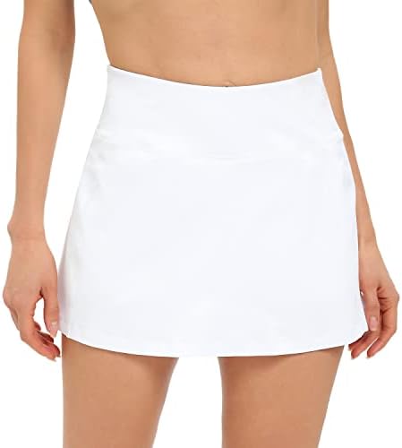 חצאית טניס אתלטית ענקית של נשים ספורט עם מכנסיים עם מכנסיים קצרים גולף גולף סורטס חצאיות