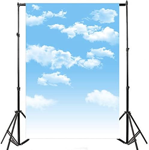 3 * 5 רגל כחול שמיים תפאורות לבן עננים תמונה לירות רקע צילום סטודיו אבזרי דיגיטלי וידאו זרוק תינוק תינוק ילד