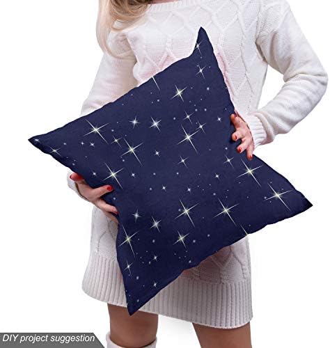 אמבסון חלל בד על ידי חצר לילה שמיים כוכבים קוסמוס נושאים תמונה מנוקד רקע קונסטליישן דקורטיבי חומר עבור