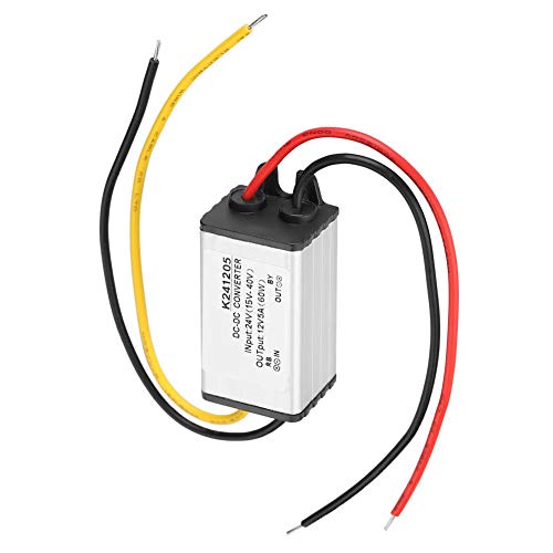 ממירי כוח, DC-DC BUCK CONVERTER 24V ל- 12V 5A 60W יעילות יעילות גבוהה מוריד את אספקת החשמל