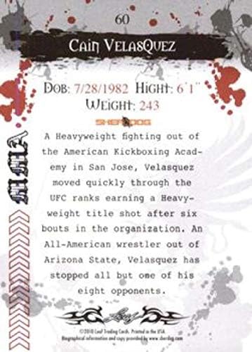 2010 עלים MMA 60 קין Velasquez UFC MMA כרטיס NM-MT
