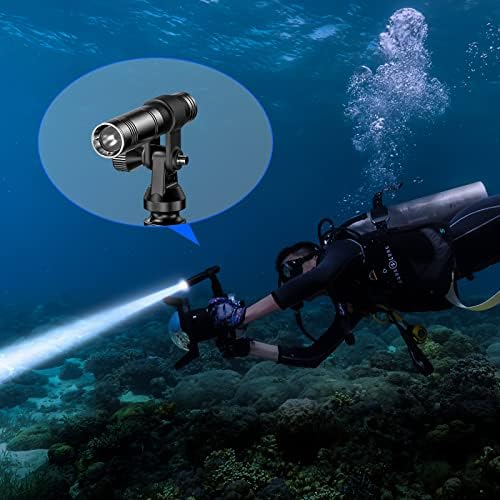 Starbea 38 ממ צלילה מתכווננת אור זרוע קליפ קליפ מחזיק פנס לצילום מתחת למים מילוי מחזיק לפיד משותף