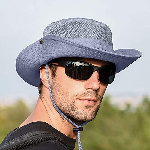 כובע כובעי קוקו רחבים קירור רשת קירור לשמש גברים מתקפלים על כובע כובעי בייסבול כובעי סביבה אפור כהה