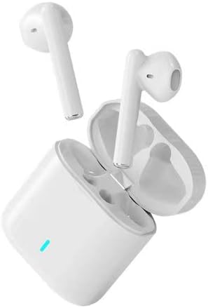 אוזניות Bluetooth Ladumu V77 ניידות לאוזניות משחק קלות באוזן עם מארז טעינה לאנדרואיד לנשים