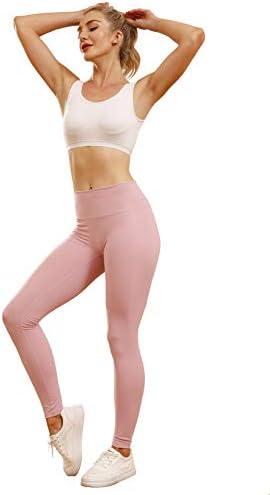 Buenon Ninos מכנסי יוגה לנשים חותלות מותניים גבוהות בקרת בטן גבוהה ללא מבט מכנסי אימון מפעילים