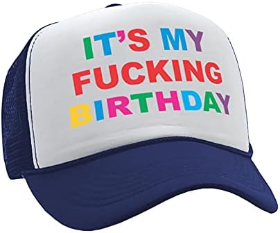 הגוזלר-זו הבדיחה המזדיינת שלי למסיבת יום ההולדת - כובע נהג משאית בסגנון רטרו וינטג