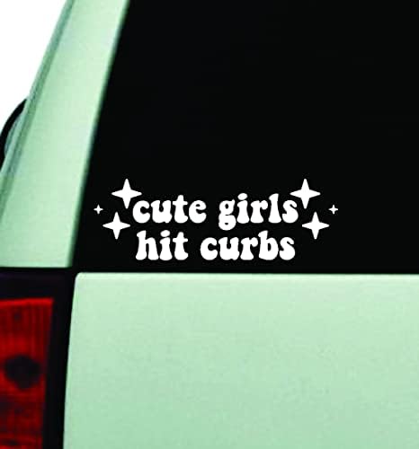 בנות חמודות מכה מדרכות מדבקות קיר מדבקת ויניל חלון מכונית מכונית jdm משמשה קדמית אחורית מחשב נייד ציטוט