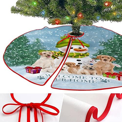 כלב בית חדש מתנה מחצלת עץ חג המולד לכלב אמא חצאיות עץ חג מולד שמח קישוטי עץ חג המולד מצחיקים לעיצוב