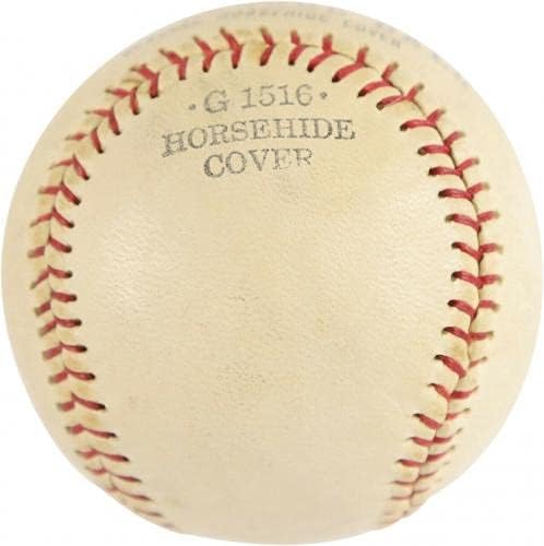 נדיר יו דאפי יחיד חתום בייסבול חתום בייסבול JSA COA BOSTON Red Sox HOF - כדורי בייסבול עם חתימה