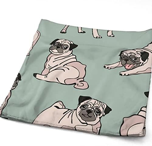 מגבת כלבים של כלב מצחיק מגבת מיקרופייבר מגבת אורחת קישוטי אמבטיה ביתיים מגבת אצבעות אצבעות עם ספיגה גבוהה