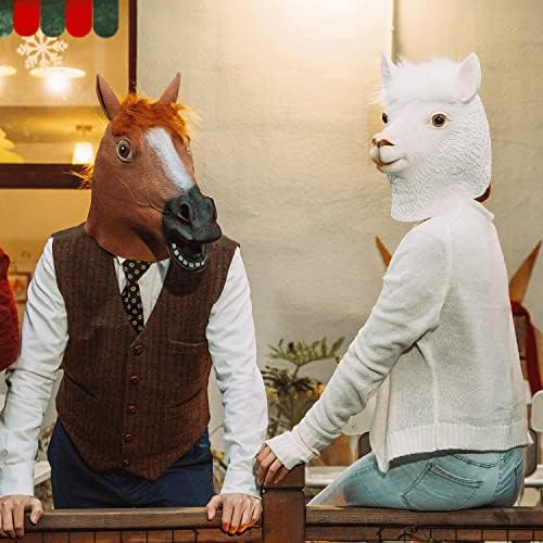 סוס מסכת המפלגה להתלבש סוס ראש מסכות למבוגרים גברים מסכות