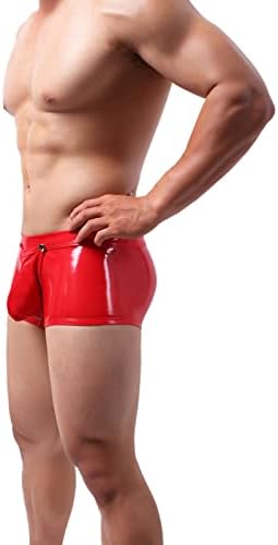 2023 מגברים חדשים אופנתיים סקסית סקסית מכנסיים תחתונים פשוטים קנה מידה מתאים קרובים תחתוני עור נוחים תחתונים
