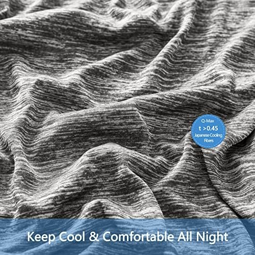 שמיכות קירור comflive עבור ישנים חמים - זרוק שמיכה למיטה - שמיכת קיץ בגודל קווין קיץ קלה משקל קלה