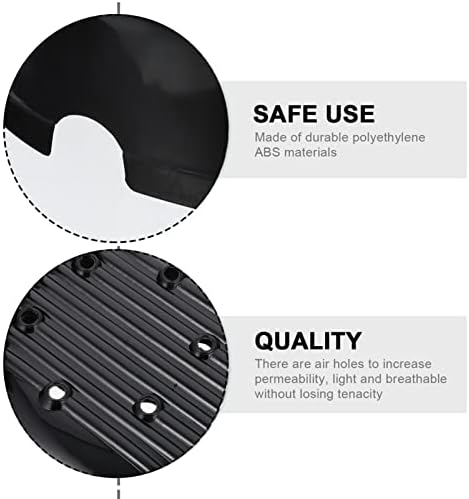 קסדה פגז פנימי בטיחות שחור: מעטפת קסדה נושמת מעטפת קסדה נושמת עם חור