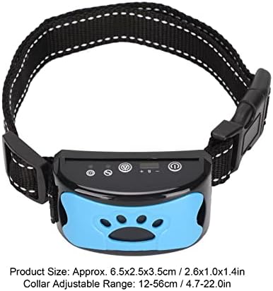 צווארון קליפת עץ נביחה של Eatc, אילוף כלבים אטום למים צווארון USB טעינה 7 רמות הרגישות עם רטט לכלבים קטנים