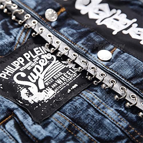 Yz-henoeng slim מודפס רב-טשטוש ג'ינס ג'ינס כחול ג'ינס שני חלקים סטריט בגדי רחוב בסגנון
