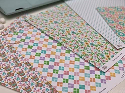 חבילת נייר תבניות - כיף פסחא - אוסף המומחיות של Scrapbook Premium נייר חד צדדי 12 x12 כולל 16 גיליונות - מאת