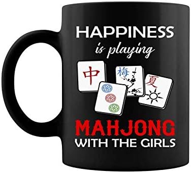 אושר הוא משחק מהג ' ונג עם ספל קפה מתנת בנות 11 & מגבר; 15 עוז