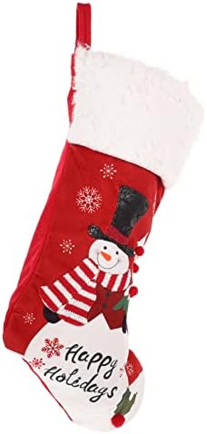 Homoyoyo גרבי חג המולד Chrismas Socks Maditivity Decor Santa שקית מתנה סנטה תלויה גרביים לחופשה עיצוב