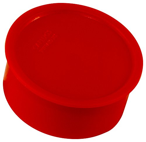 Caplugs 99191223 כובע פלסטיק למחברים הברגה. RC-27, PE-LD, לחוט כובע גודל 1-11/16 ID CAP 1.68 אורך 0.70, אדום