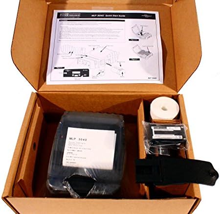 Psion teklogix ptx-mlp 3040 ישיר מדפסת תווית ברקוד נייד ישיר 33049 W/WiFi רשת וקורא כרטיסים מגנטי 203DPI