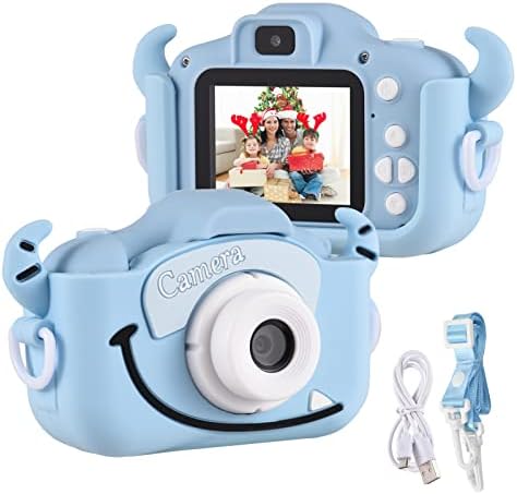 מצלמה דיגיטלית 1080 מצלמה דיגיטלית לילדים לילדים עדשה כפולה מסך 2.0 אינץ ' סוללה מובנית מסגרות תמונה חמודות