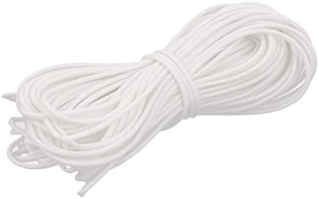 LON0167 חדש מכונת סימון תיל PVC שרוול צינור שרוול טורקס סמן כבלים 1.5 ממ דיה פנימי 24.5 מ 'לבן לבן (DRAHTMARKIERUNGSMASMANE