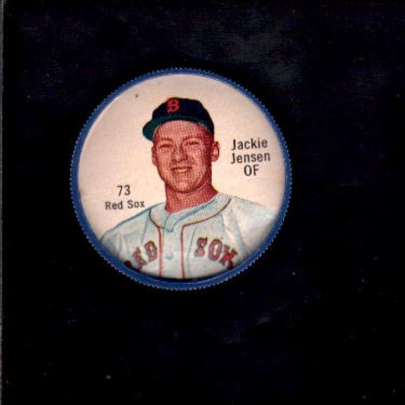 73 ג'קי ג'נסן - 1962 מטבעות סלדה כרטיסי בייסבול מדורגים EXMT+ - MLB Photomints ומטבעות
