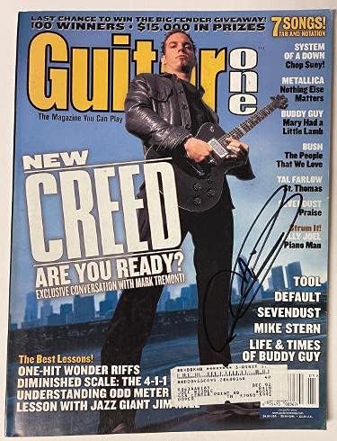 מארק טרמונטי קריד הלהקה חתמה ינואר 2002 גיטרה אחת מגזין מלא-ביקורת בקט-מגזינים מוסיקה