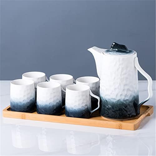 N/A שיפוע קרמיקה סט קרמיקה כוס מים סיר תה קומקום קר עם מגש כוס תה אחר הצהריים כוס קפה סט כוס קפה