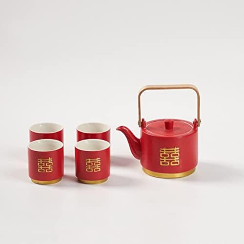 TJLSS קרמיקה קומקום קומקום קומקום תה קומקום תה בהתאמה אישית טקס תה ציוד ערכות תה בעבודת יד מתנות כלה