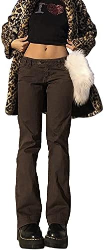 מכנסי מטען רחבים של Keusn לנשים רץ ג'וגס גדול מדי מכנסי מצנח רחבים