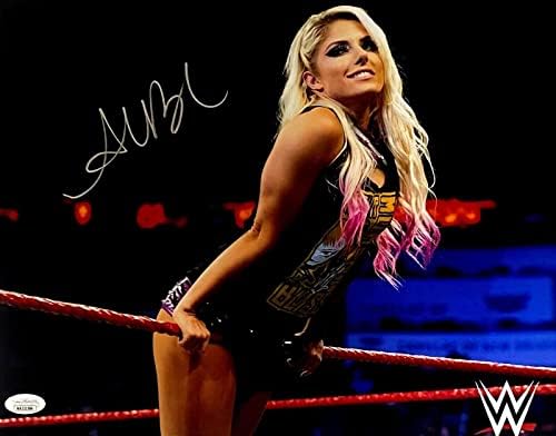 WWE בלעדי Alexa Bliss חתום על חתימה 11x14 אימות JSA 10 - תמונות היאבקות חתימה