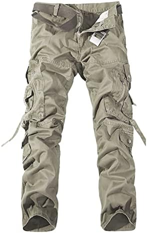 להתאים מכנסי מטען לגברים מגברים מכנסיים צבאיים טקטיים חיצוניים מכנסי טיול קלים משקל קל משקל עם ריבוי