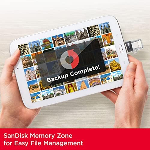 Sandisk 128GB Ultra Dual Drive M3.0 למכשירי אנדרואיד ומחשבים - MICROUSB, USB 3.0 - SDDD3-128G -GAM4
