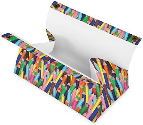 עטים צבעוניים קופסת רקמות כיסוי נייר פנים מארגן מארגן מחזיק מפיות מפיות שולחן עבודה שולחן עבודה דקורטיבי למסעדה