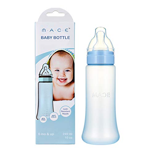 תוצרת ארצות הברית בקבוק תינוק עמיד בפני דליפות אפס עם אוורור נגד קוליק וזרימה משתנה, צרור של