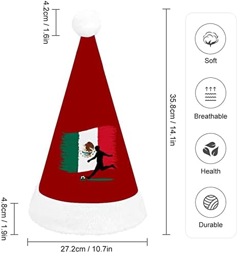 מקסיקני כדורגל נגן חג המולד סנטה כובע עבור אדום חג המולד כובע חג טובות חדש שנה חגיגי ספקי צד
