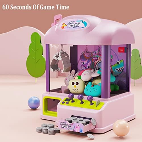 מכונת טופר ארקייד, מתקן ממתקים מיני לילדים, צעצוע טופר אלקטרוני עם אורות וצליל, נותן לילדים את המתנה הטובה ביותר